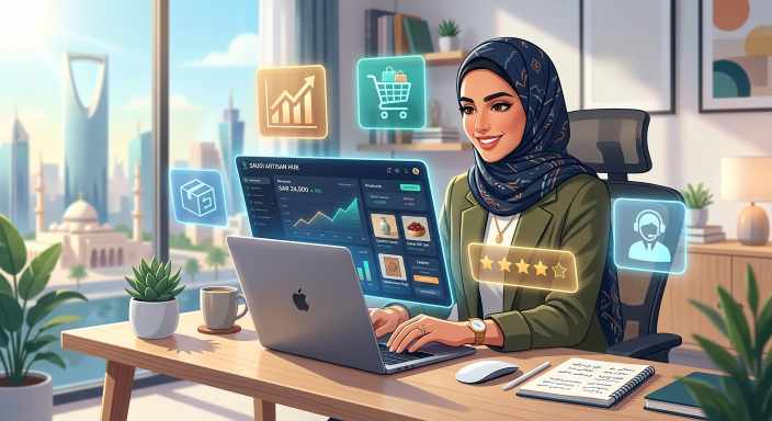 العمل الحر في التجارة الإلكترونية: كيف تبني مصدر دخل إضافي من إدارة متاجر سلة وزد؟