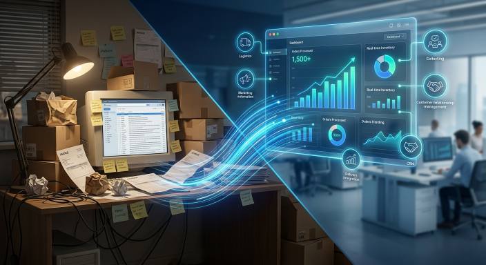 لماذا تنتقل المتاجر المليونية من الإدارة اليدوية البحتة إلى استخدام (أدوات الطرف الثالث) المكملة لمنصات التجارة؟