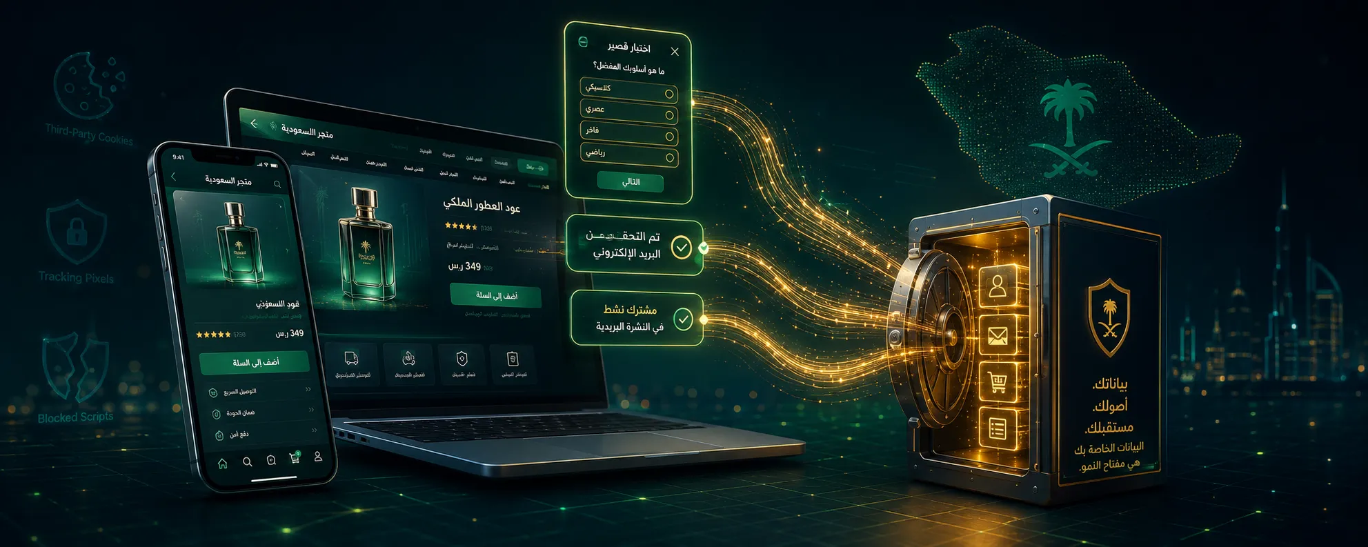 قيود الخصوصية من آبل وجوجل: كيف تجمع بيانات عميلك الحقيقية من "صفحة المنتج نفسها" بدلاً من الاعتماد على البكسل؟