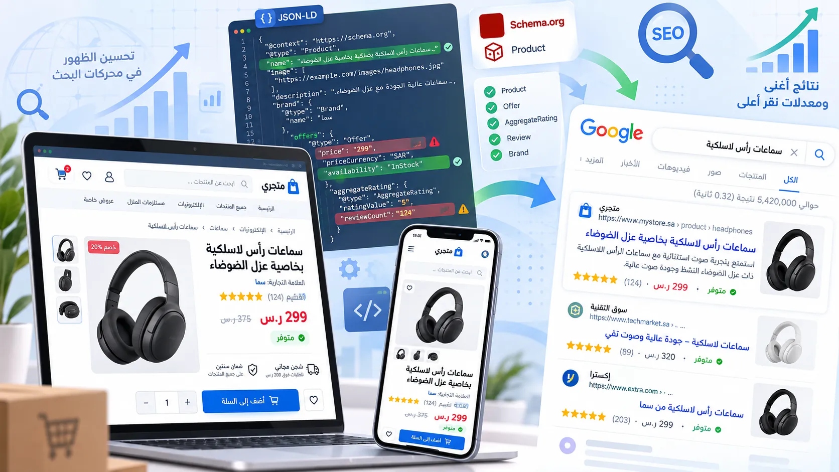 أخطاء البيانات المنظمة للمنتجات التي قد تمنع ظهور بيانات متجرك بشكل صحيح في Google